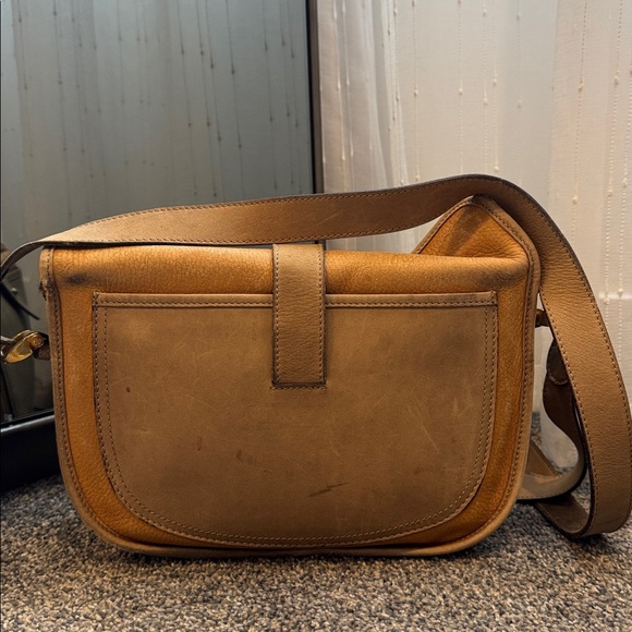 LOEWE Anagram Suede Leather Shoulder Bag Crossbody Beige - Picture 2 of 11